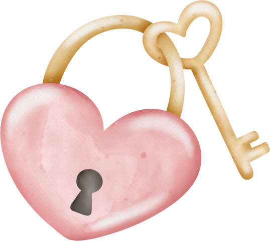 Heart shaped key